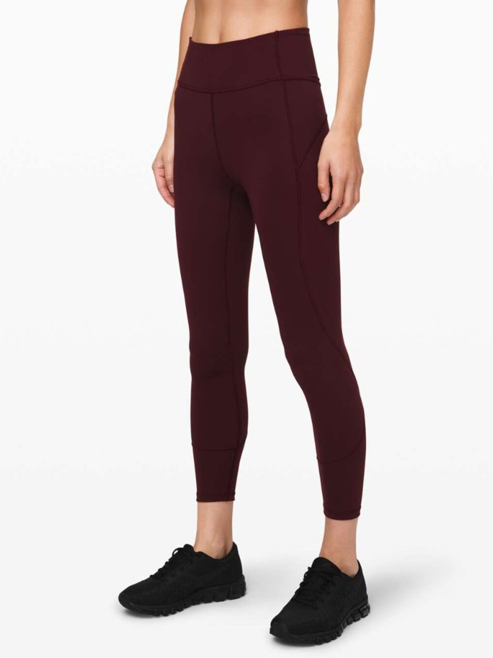 Lululemon In Movement Tight 25" *Everlux - 8 Garnet
